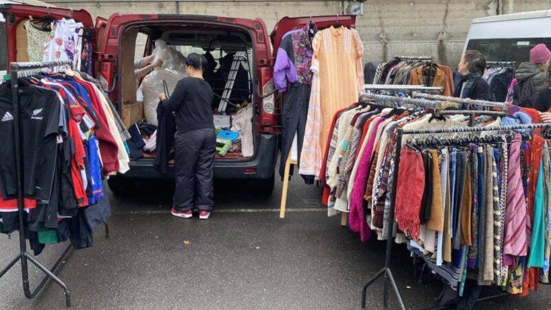 How much do clothes sell for at a car boot sale?