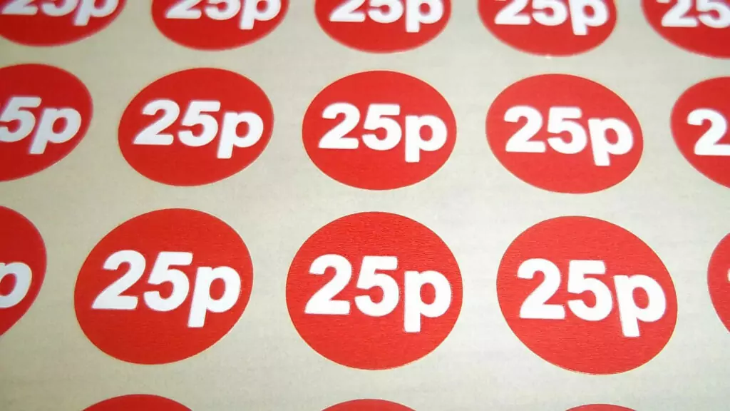 Price labels